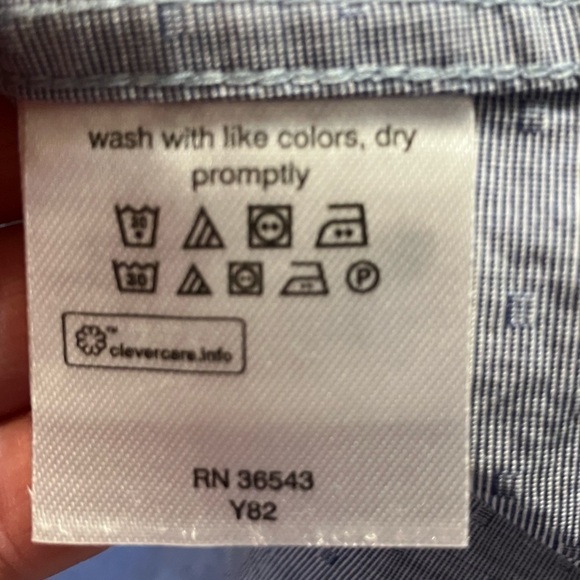 Michael Kors Slim Fit Stretch Button Down Long-Sleeved Shirt Size Large - Picture 4 of 4